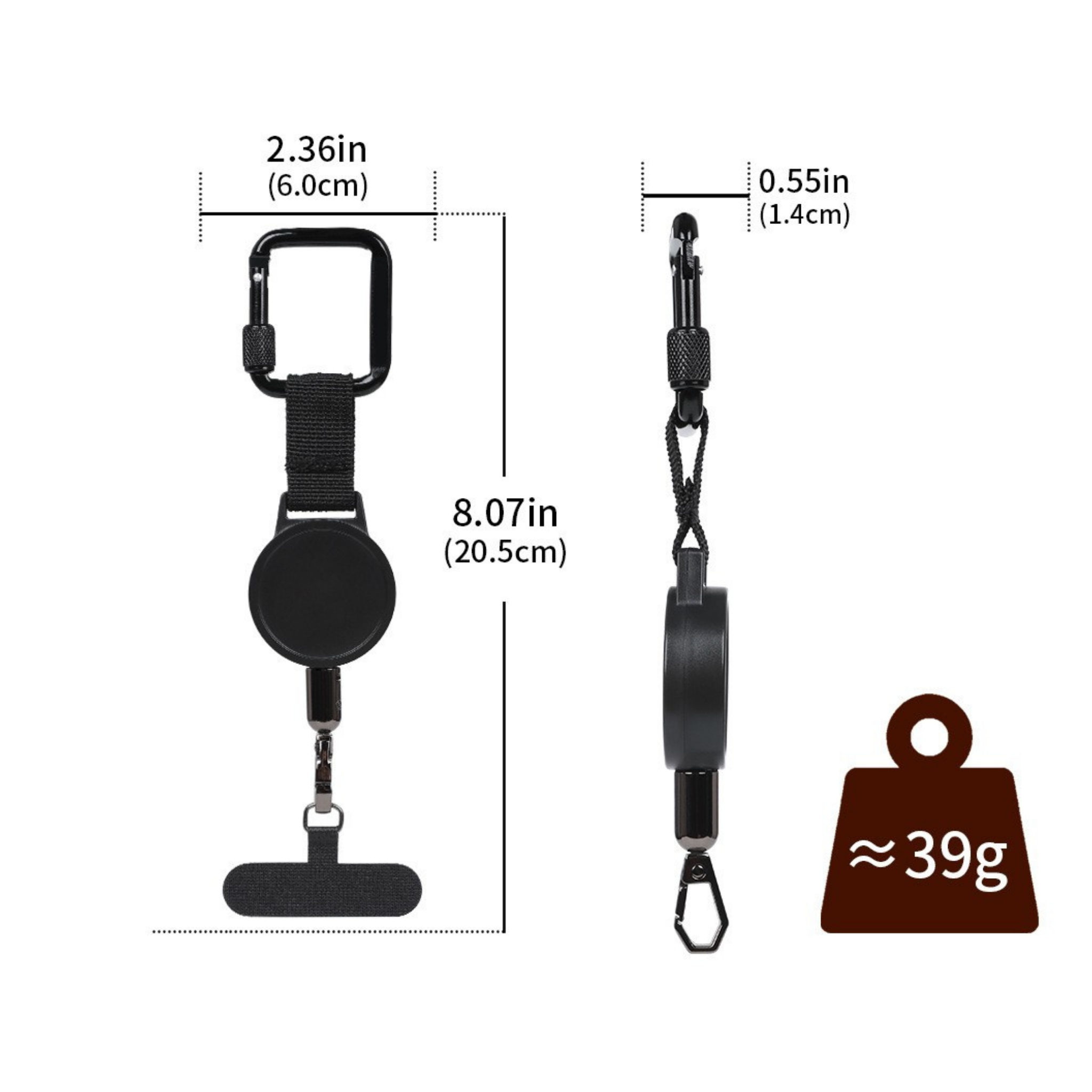 Anti-Theft Phone Buckle Retractable — no background 5
