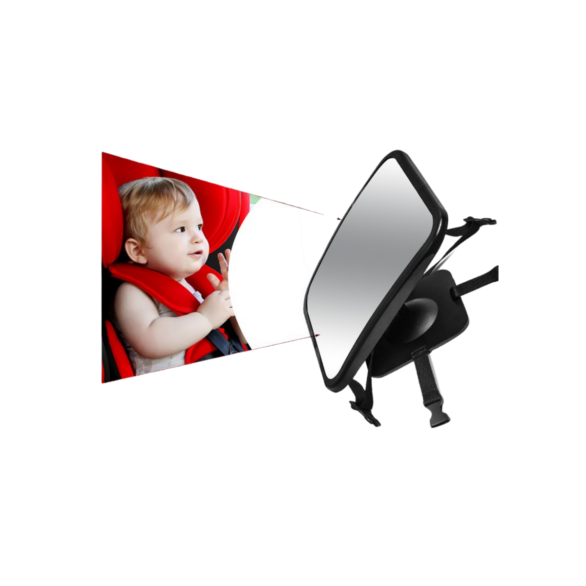 Baby Car Mirror — no background 1