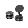 Magnetic Car Phone Holder — Vacuum — Black — no background