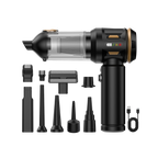 Mini Vacuum Cleaner Premium Black Gold — no background 1