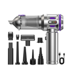 Mini Vacuum Cleaner Premium Black Gold — no background 3
