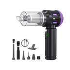 Mini Vacuum Cleaner Premium Black Gold — no background 5