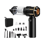 Mini Vacuum Cleaner Premium Black Gold — no background 7
