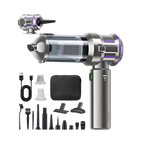 Mini Vacuum Cleaner Premium Black Gold — no background 8